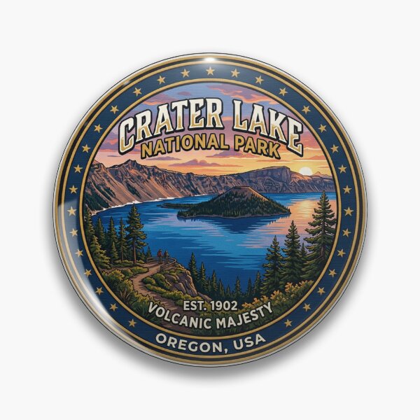 Item preview, Crater Lake National Park Oregon USA  designed and sold by TulipaGraphics.