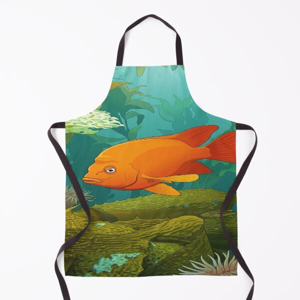 Item preview, Garibaldi Fish – California State Marine Fish designed and sold by NostalgiaPop77.