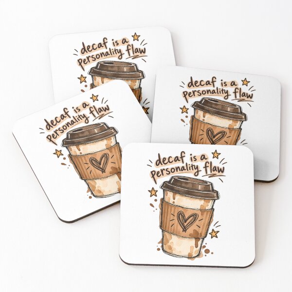Item preview, Decaf Is A Personality Flaw Funny Coffee designed and sold by WorkLoop.