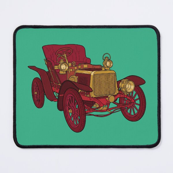 Item preview, The Brighton Runaway: 1904 Darracq 12 HP Veteran Brass Era Car Art designed and sold by FreiherrPK.