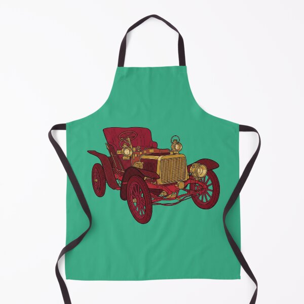 Item preview, The Brighton Runaway: 1904 Darracq 12 HP Veteran Brass Era Car Art designed and sold by FreiherrPK.