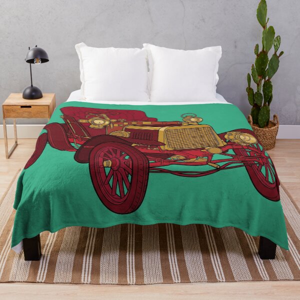 Item preview, The Brighton Runaway: 1904 Darracq 12 HP Veteran Brass Era Car Art designed and sold by FreiherrPK.
