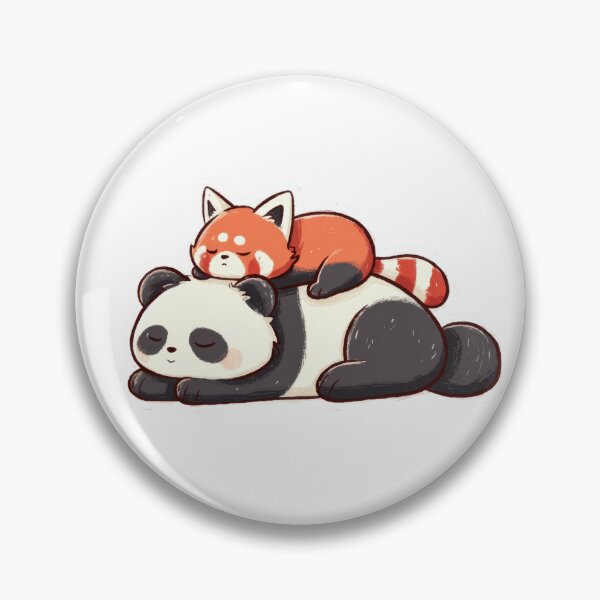 Item preview, Panda and red panda together in art designed and sold by anytka.