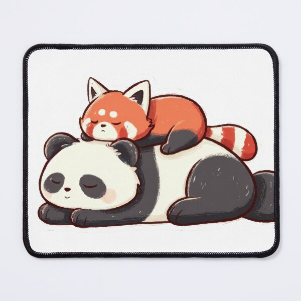 Item preview, Panda and red panda together in art designed and sold by anytka.