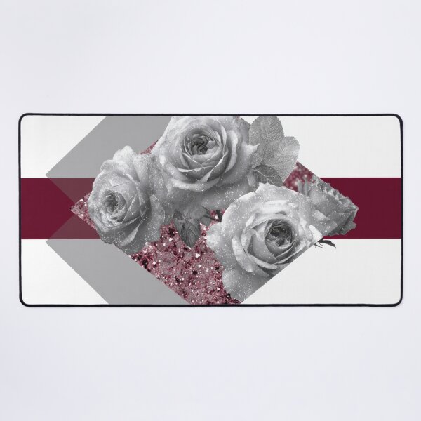 Item preview, Grey and maroon roses designed and sold by anytka.