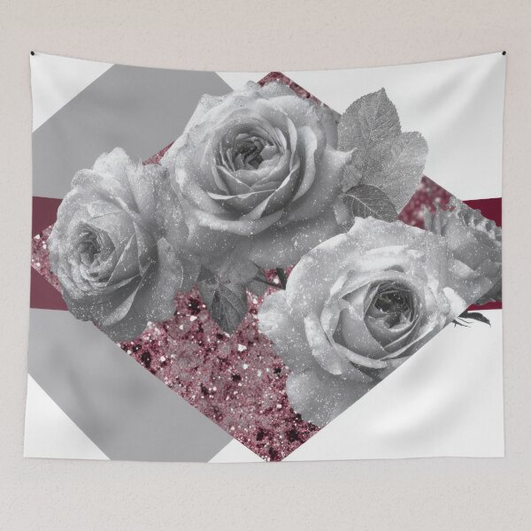Item preview, Grey and maroon roses designed and sold by anytka.