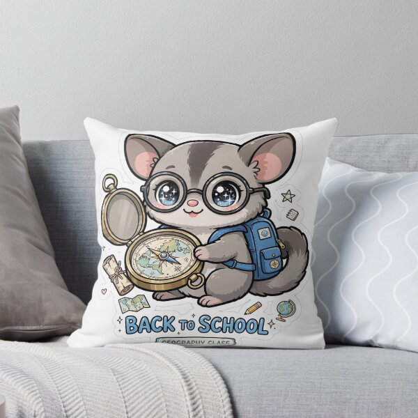 Item preview, Kawaii Sugar Glider Geography Compass Explorer designed and sold by Wildlife-Walk.