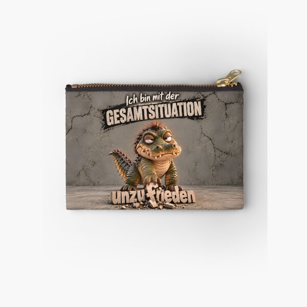 Item preview, I am dissatisfied with the overall situation – funny grumpy crocodile designed and sold by WhimsyArt ○ Studio.
