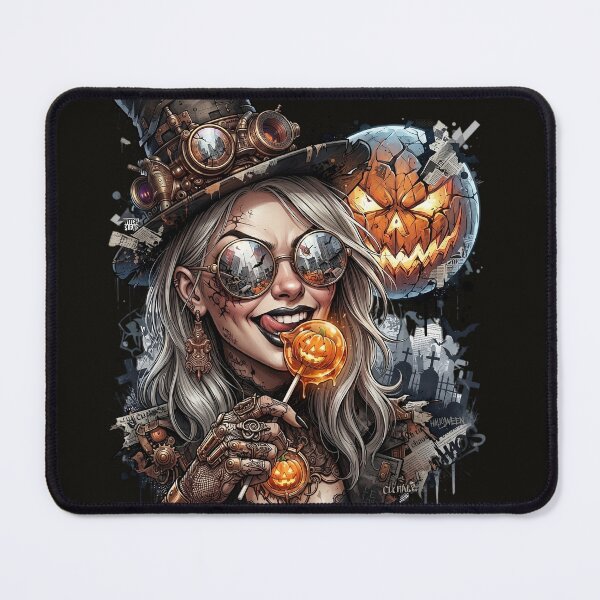 Item preview, Halloween Steampunk Witch Lollipop Pumpkin Glasses designed and sold by Voodoo Store Paranormal Collections.