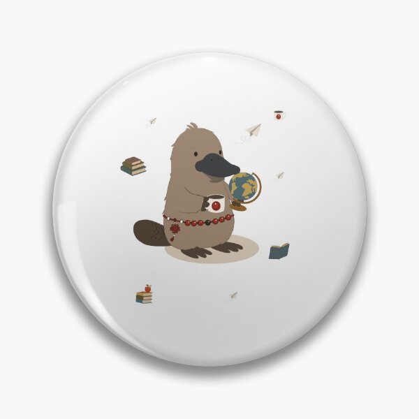 Item preview, Cute Platypus Character Taking a Cozy Break from School designed and sold by TatinkaArtskill.
