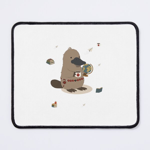 Item preview, Cute Platypus Character Taking a Cozy Break from School designed and sold by TatinkaArtskill.