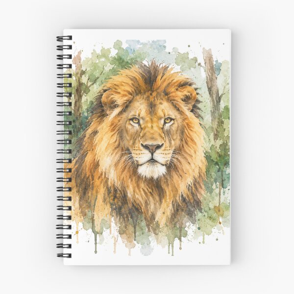 Item preview, Majestic Lioness Watercolor Wildlife Portrait designed and sold by Artdesign17.