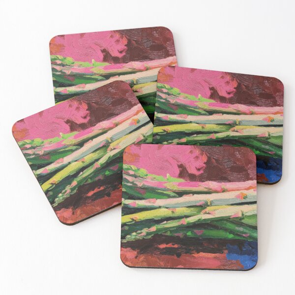 Item preview, Asparagus on a colorful background designed and sold by anytka.