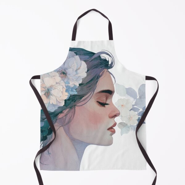 Item preview, Woman with flowers in her hair designed and sold by anytka.