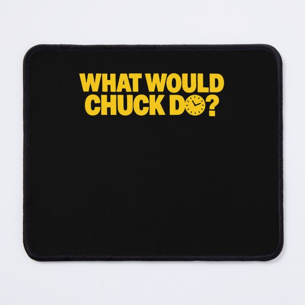 Item preview, What Would Chuck Do Funny Chuck Norris Clock Quote designed and sold by Mind-Drift.