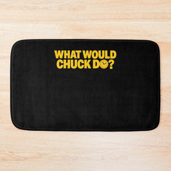 Item preview, What Would Chuck Do Funny Chuck Norris Clock Quote designed and sold by Mind-Drift.