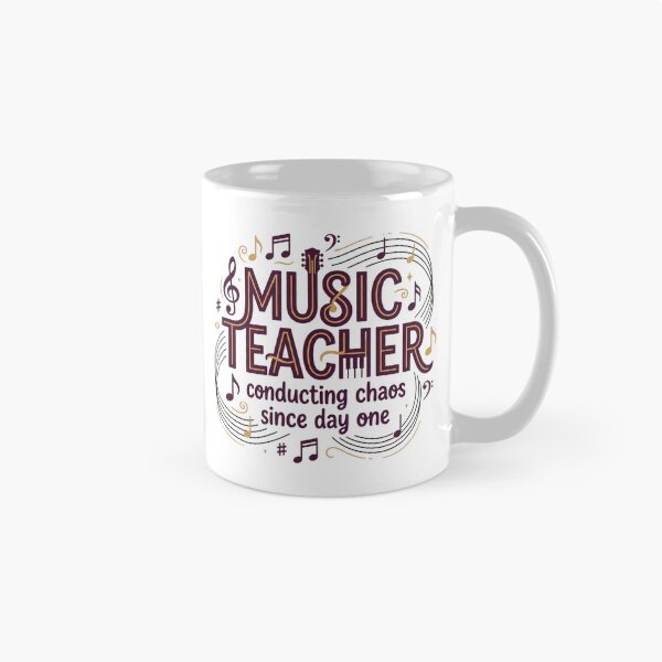 Item preview, Music Teacher Conducting Chaos Since Day One designed and sold by OpenFieldNotes.