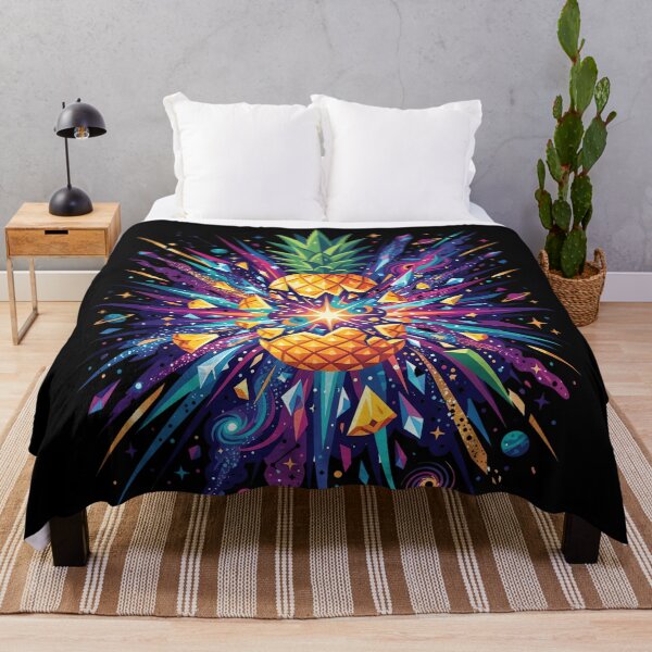 Item preview, Psychedelic Galactic Pineapple Supernova Burst designed and sold by vienaphi.
