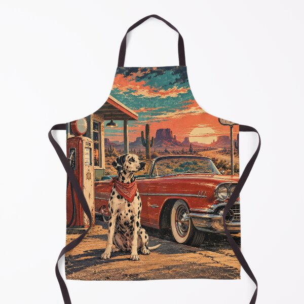 Item preview, Dalmatian Retro Desert Road Trip designed and sold by A Light Worker.