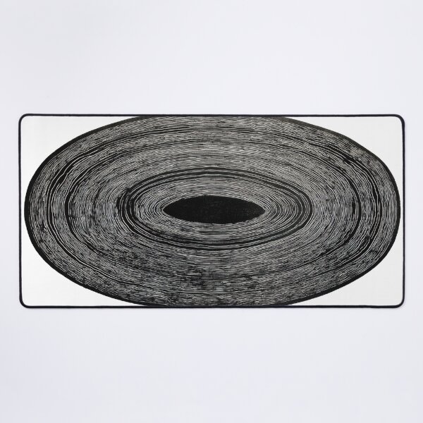 Item preview, Black and white circular art piece designed and sold by anytka.