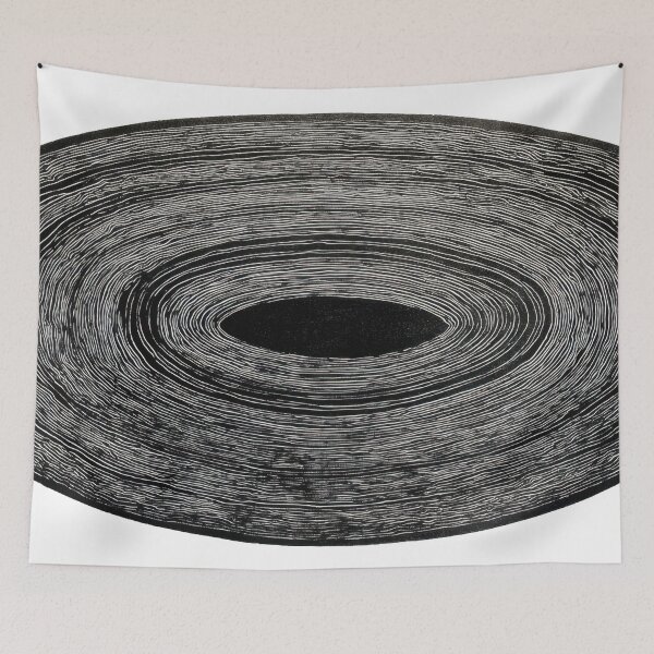 Item preview, Black and white circular art piece designed and sold by anytka.