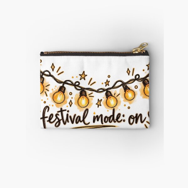 Item preview, Festival Mode On Fairy Lights Illustration  designed and sold by Moss & Mellow.