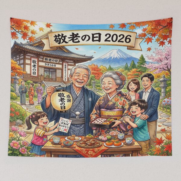Item preview, Respect for the Aged Day 2026 Celebration Poster designed and sold by Solomon-Ent-144.