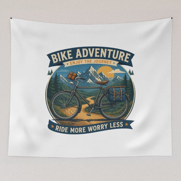 Item preview, Vintage bicycle adventure badge. designed and sold by DVerse Studio.