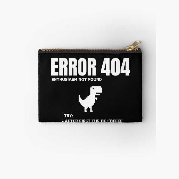 Item preview, Error 404 Enthusiasm Not Found Try After First Cup of Coffee - Funny Programmer Mug designed and sold by Anita Ohulo.