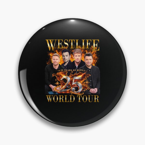 Item preview, Westlife 25th Anniversary World Tour Music Tribute designed and sold by Mind-Drift.