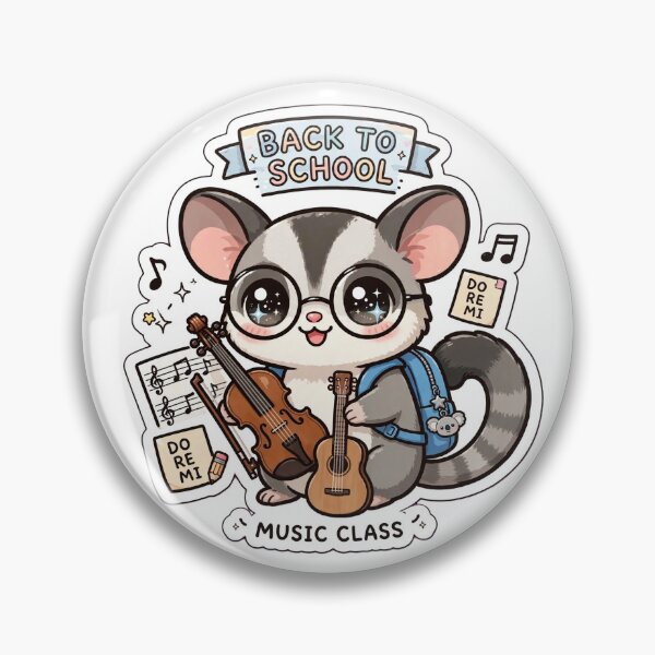 Item preview, Kawaii Sugar Glider Music Class Violin designed and sold by Wildlife-Walk.