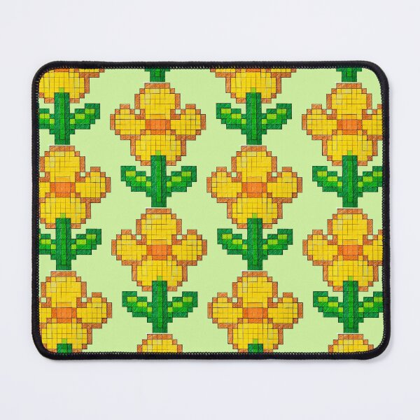Item preview, Hand Drawn Yellow Pixel Flower designed and sold by Shift-Tab.