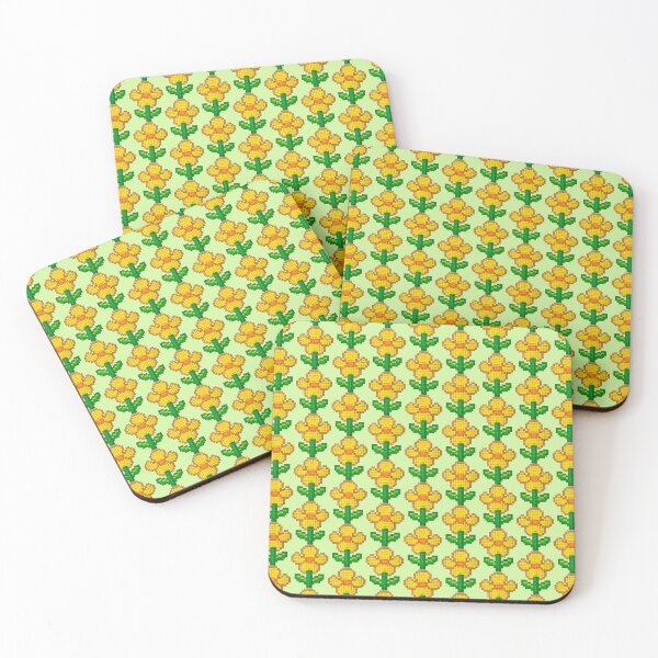 Item preview, Hand Drawn Yellow Pixel Flower designed and sold by Shift-Tab.