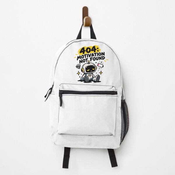 Item preview, 404 Motivation Not Found Funny Robot designed and sold by DesignGraphica.
