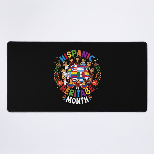 Item preview, Hispanic Heritage Month Flags Kids Cultural Celebration designed and sold by Glow-Paw-Studio.
