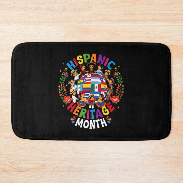 Item preview, Hispanic Heritage Month Flags Kids Cultural Celebration designed and sold by Glow-Paw-Studio.