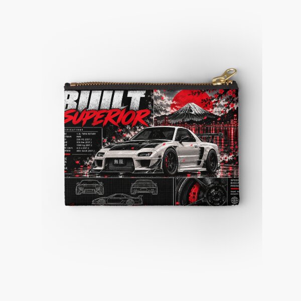 Item preview, Built Superior – Automotive Japanese Car Culture Street Car Poster designed and sold by MidnightPistons.