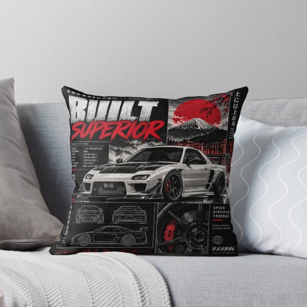 Item preview, Built Superior – Automotive Japanese Car Culture Street Car Poster designed and sold by MidnightPistons.