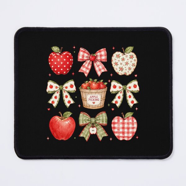 Item preview, Apple Picking Coquette Bows Cute Autumn Orchard Celebration designed and sold by Glow-Paw-Studio.