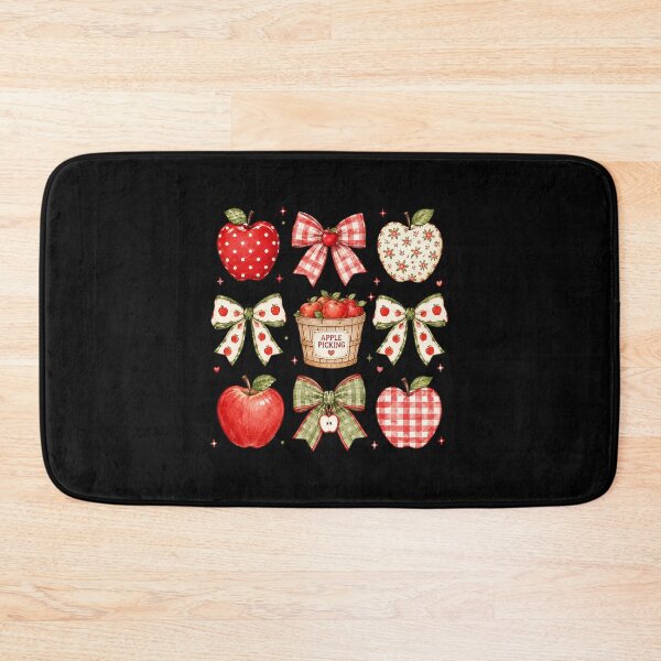 Item preview, Apple Picking Coquette Bows Cute Autumn Orchard Celebration designed and sold by Glow-Paw-Studio.