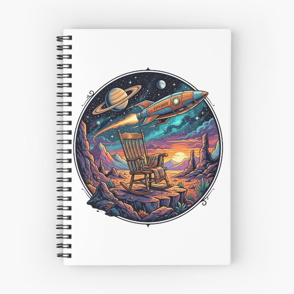 Item preview, Vintage Rocketship Passing Over Alien Sunset designed and sold by vienaphi.