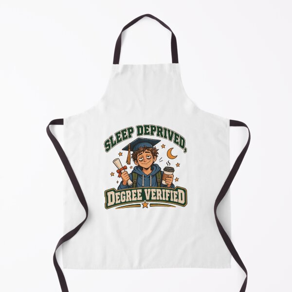 Item preview, Sleep Deprived Degree Verified – Funny College Student T-Shirt designed and sold by Print-Mingle01.
