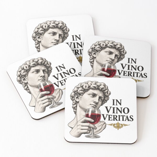 Item preview, In Vino Veritas – Classical Marble Statue Holding Red Wine designed and sold by MetaModel Editions.