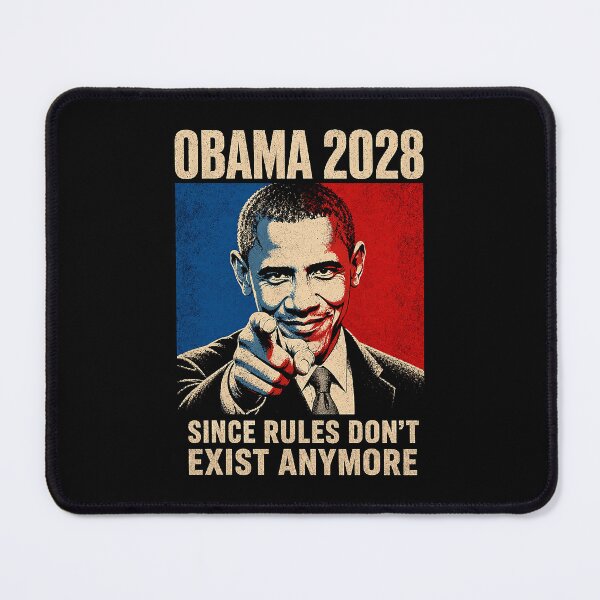 Item preview, Obama 2028 Since Rules Don't Exist Anymore Political Satire designed and sold by OddPopARt.