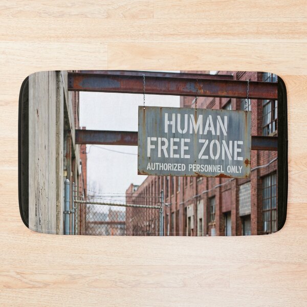 Item preview, HUMAN FREE ZONE designed and sold by NOIMION DIGITAL ART.
