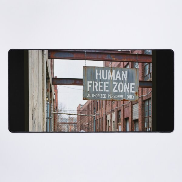 Item preview, HUMAN FREE ZONE designed and sold by NOIMION DIGITAL ART.