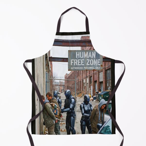Item preview, HUMAN FREE ZONE designed and sold by NOIMION DIGITAL ART.