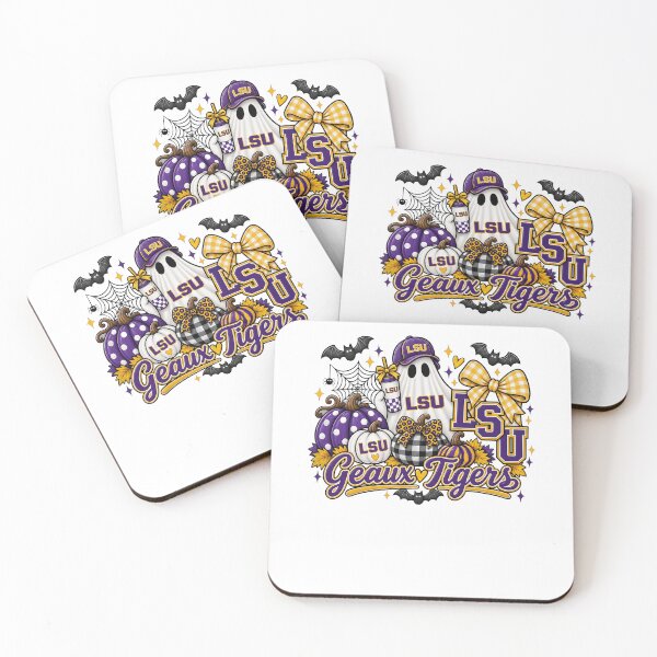 Item preview, LSU Geaux Tigers Halloween Ghosts for Tiger Fans designed and sold by Mind-Drift.