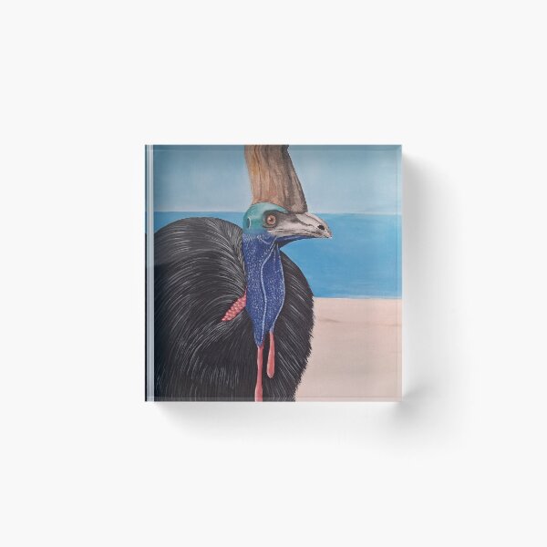 Item preview, Beachcombing Cassowary  designed and sold by VictoriaAugust.