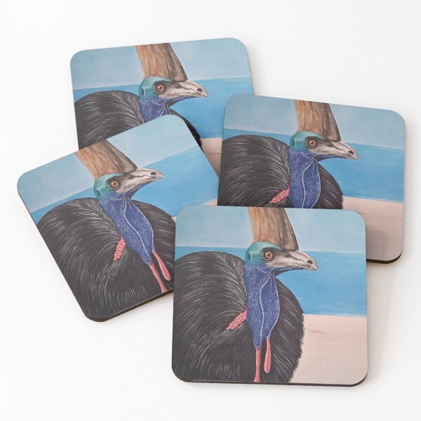 Item preview, Beachcombing Cassowary  designed and sold by VictoriaAugust.